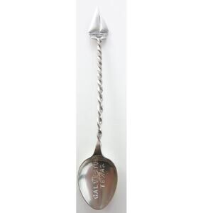 Vintage Galveston Texas Sterling Silver Spoon
